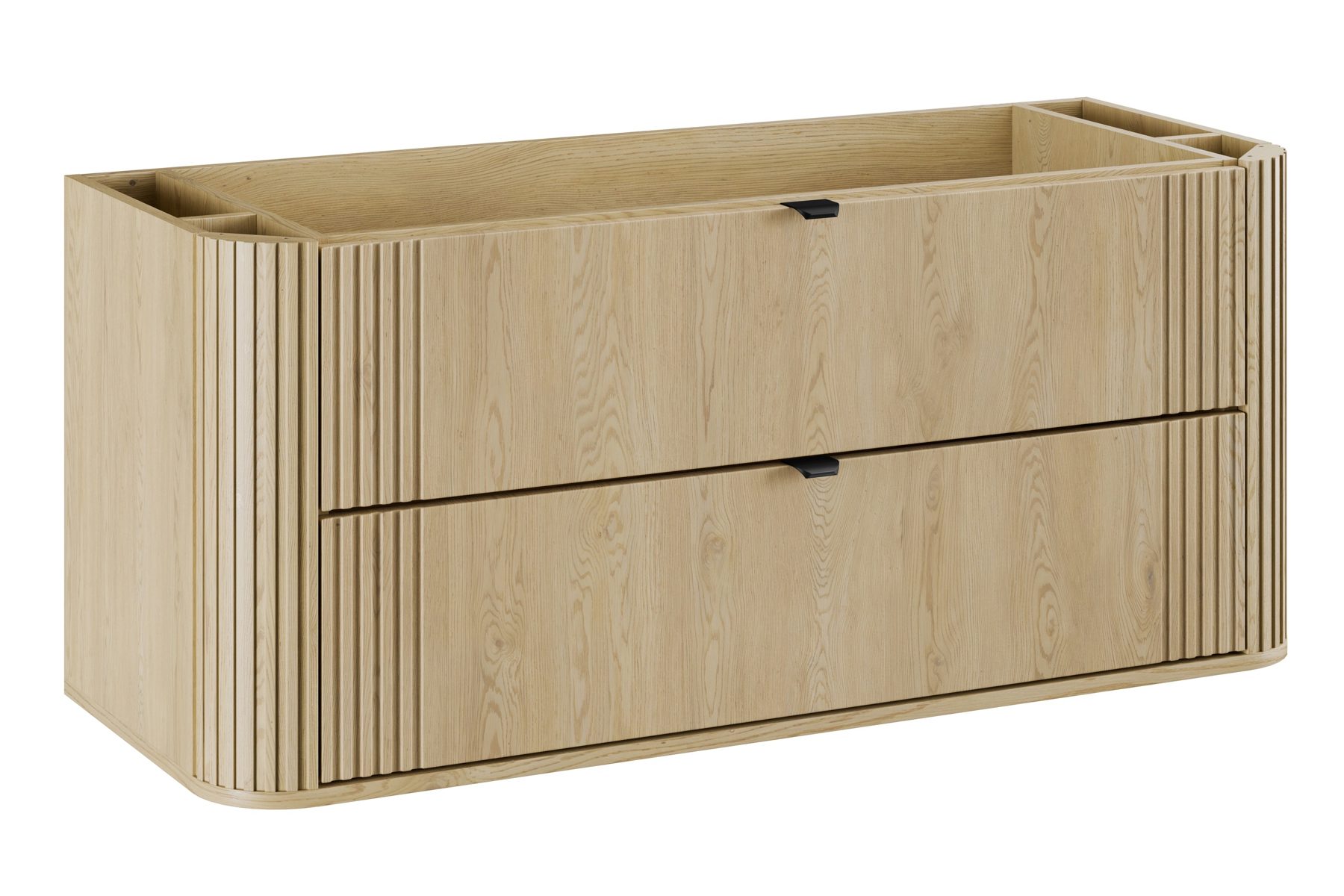 Ovalia Cremona, Meuble sous vasque 120 cm, 2 tiroirs
